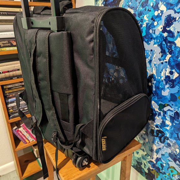 Kopeks Cat Kopeks Deluxe Backpack Pet Travel Carrier With Double